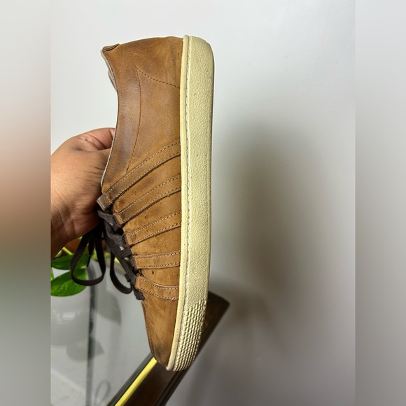 Billy Reid x K-Swiss Sneaker - Cognac Brown Leather - Made in USA - 9.5 - Picture 6 of 13